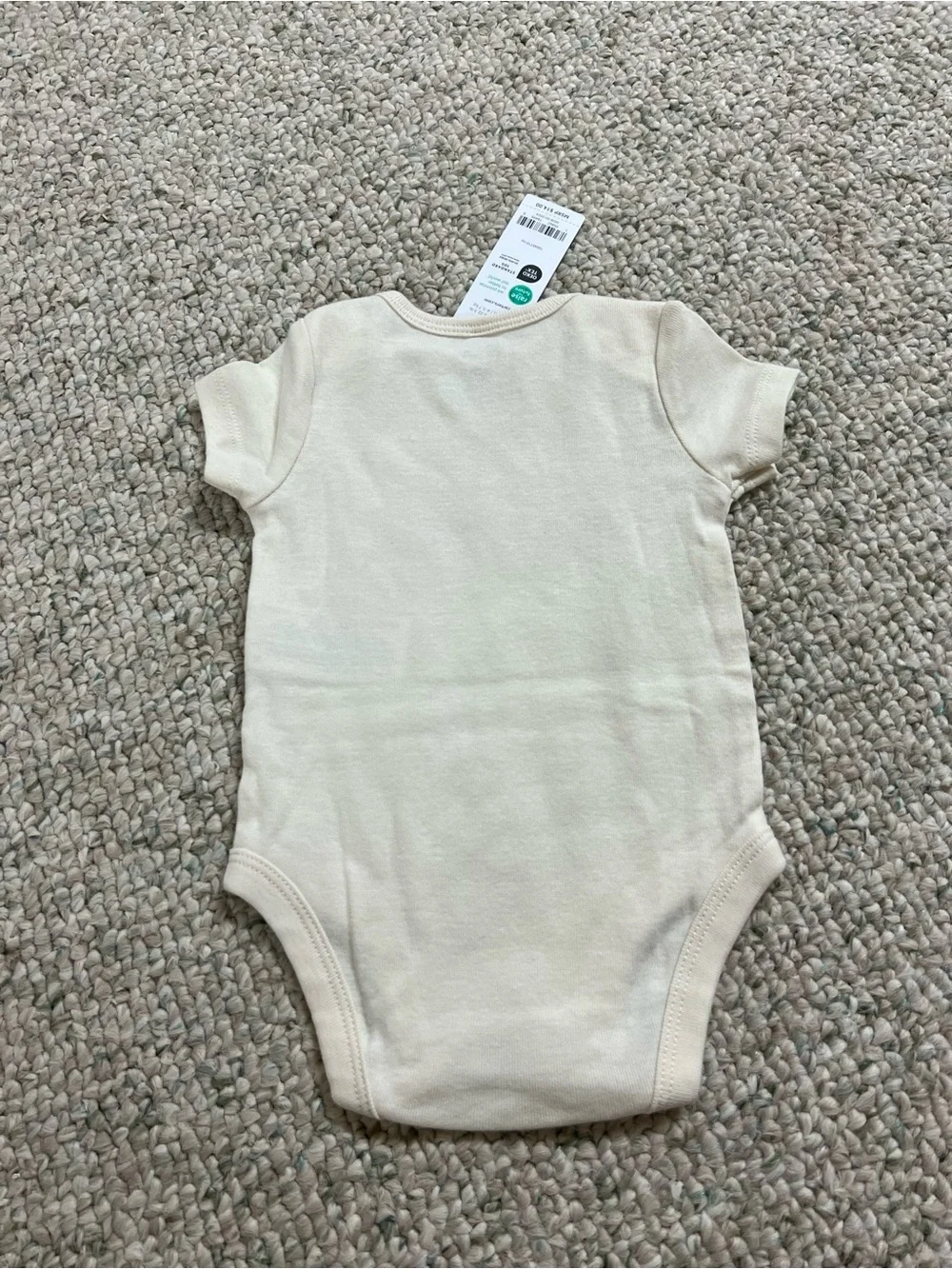 Carter's Cream 'Hello Grandma' Baby One-Piece